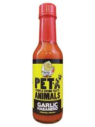 PETA Garlic Habanero Hot Sauce