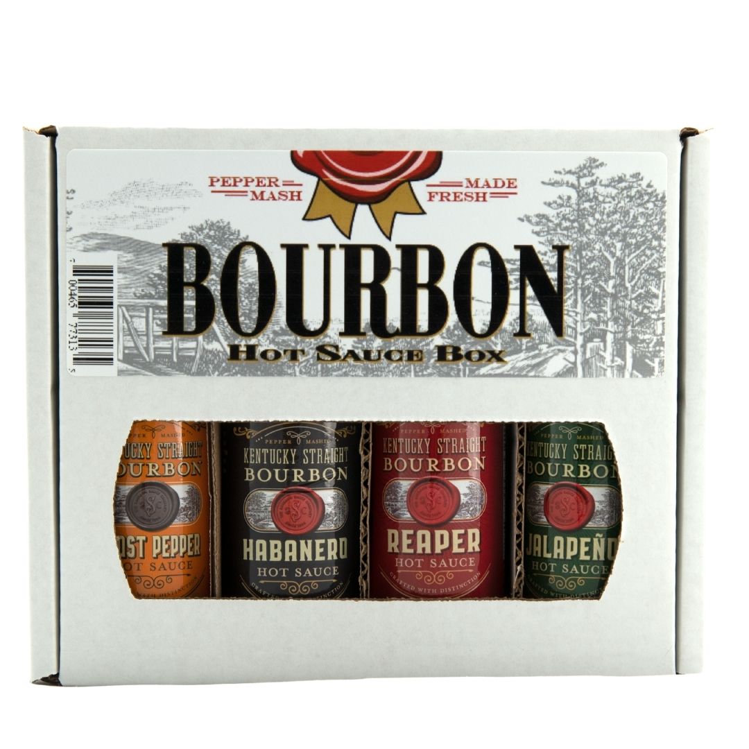 Kentucky Straight Bourbon Hot Sauce Box