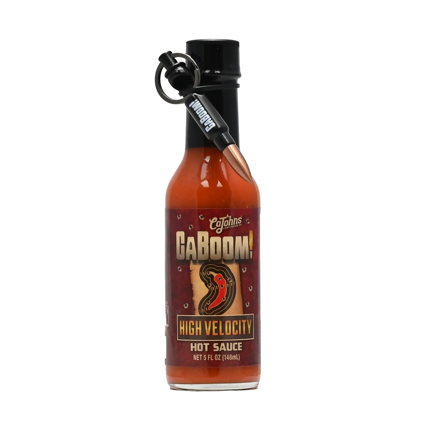 CaBoom! High Velocity Hot Sauce with Bullet Keychain